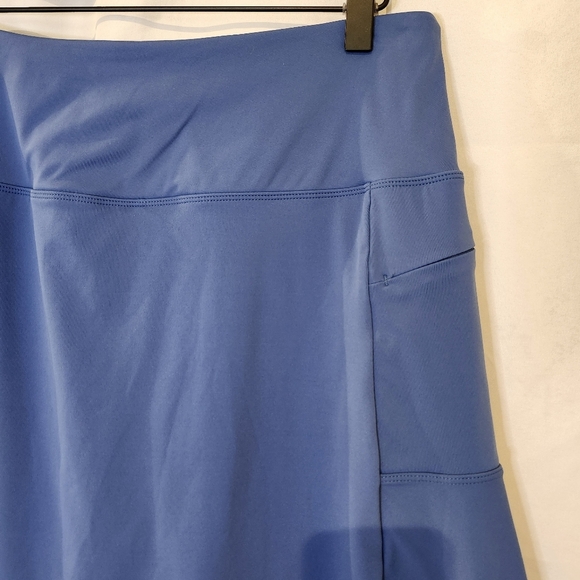 Athletic Skort Womens Size M Blue Zippered Pockets Activewear‎ Tennis Pickleball - Picture 2 of 7